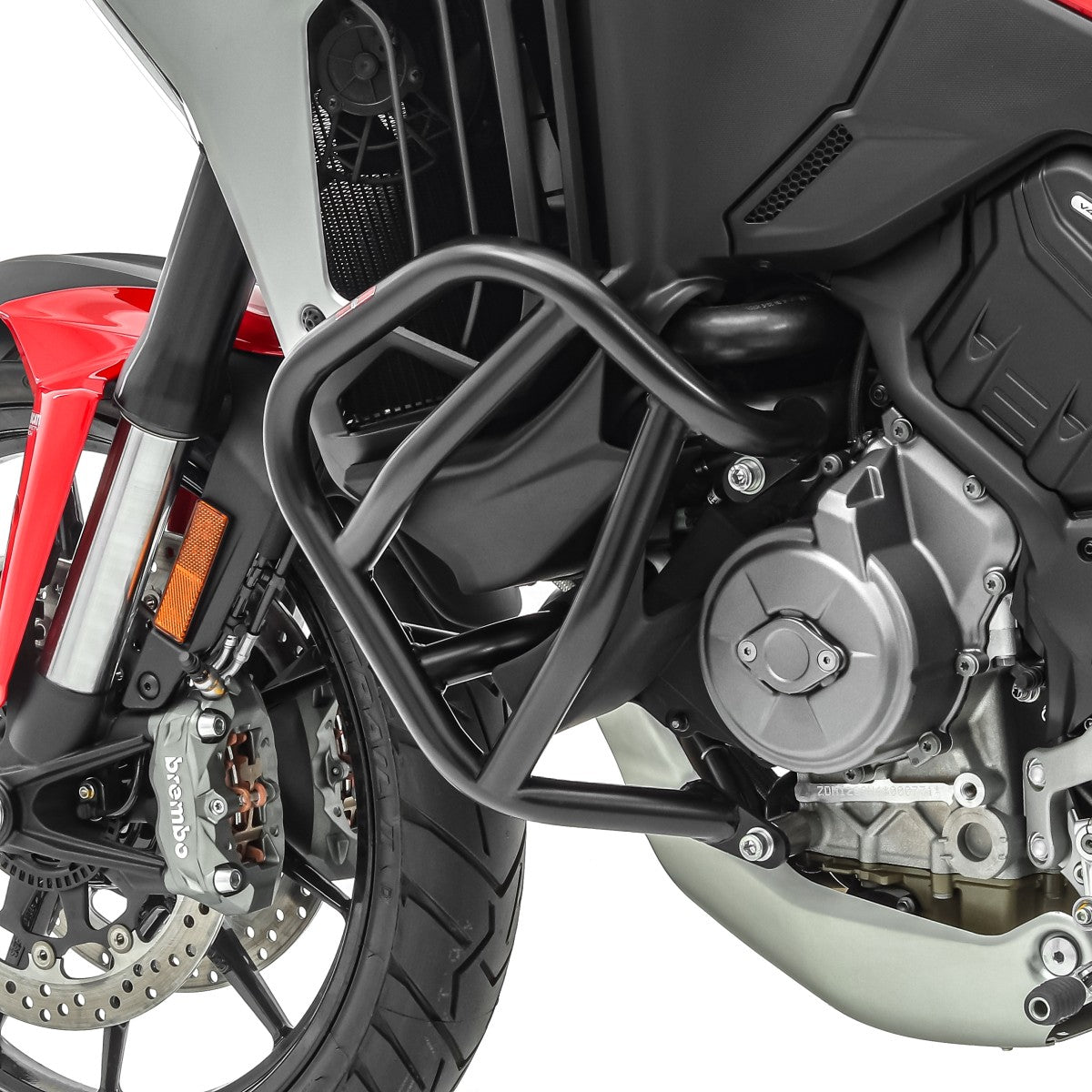 Crash bar pentru Ducati Multistrada V4 / S 21-, Partea Inferioara, Negru Protectie motor