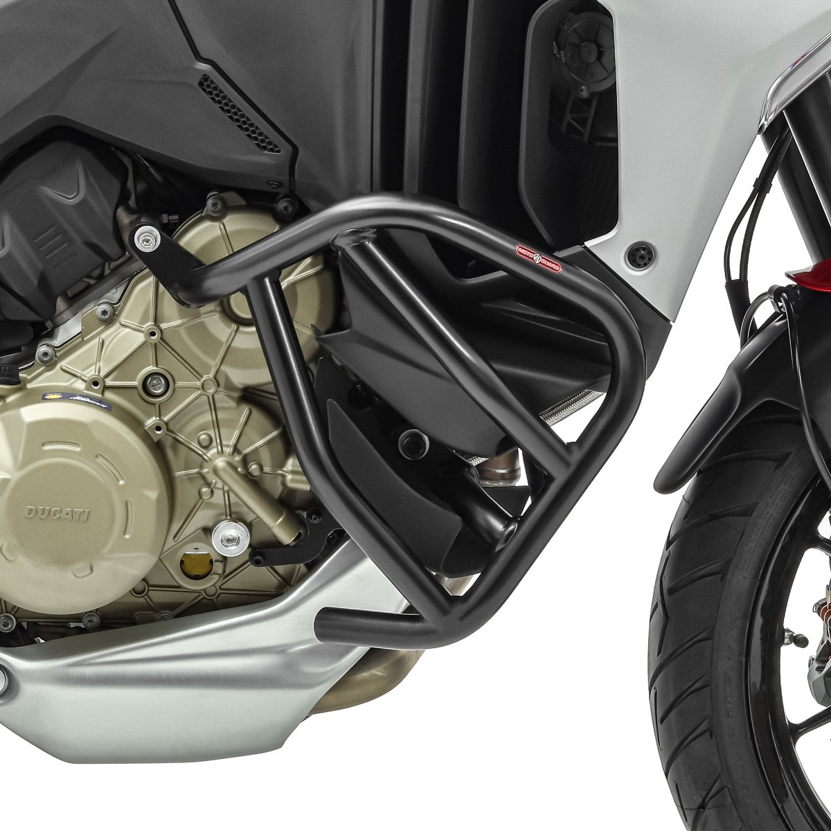 Crash bar pentru Ducati Multistrada V4 / S 21-, Partea Inferioara, Negru Protectie motor