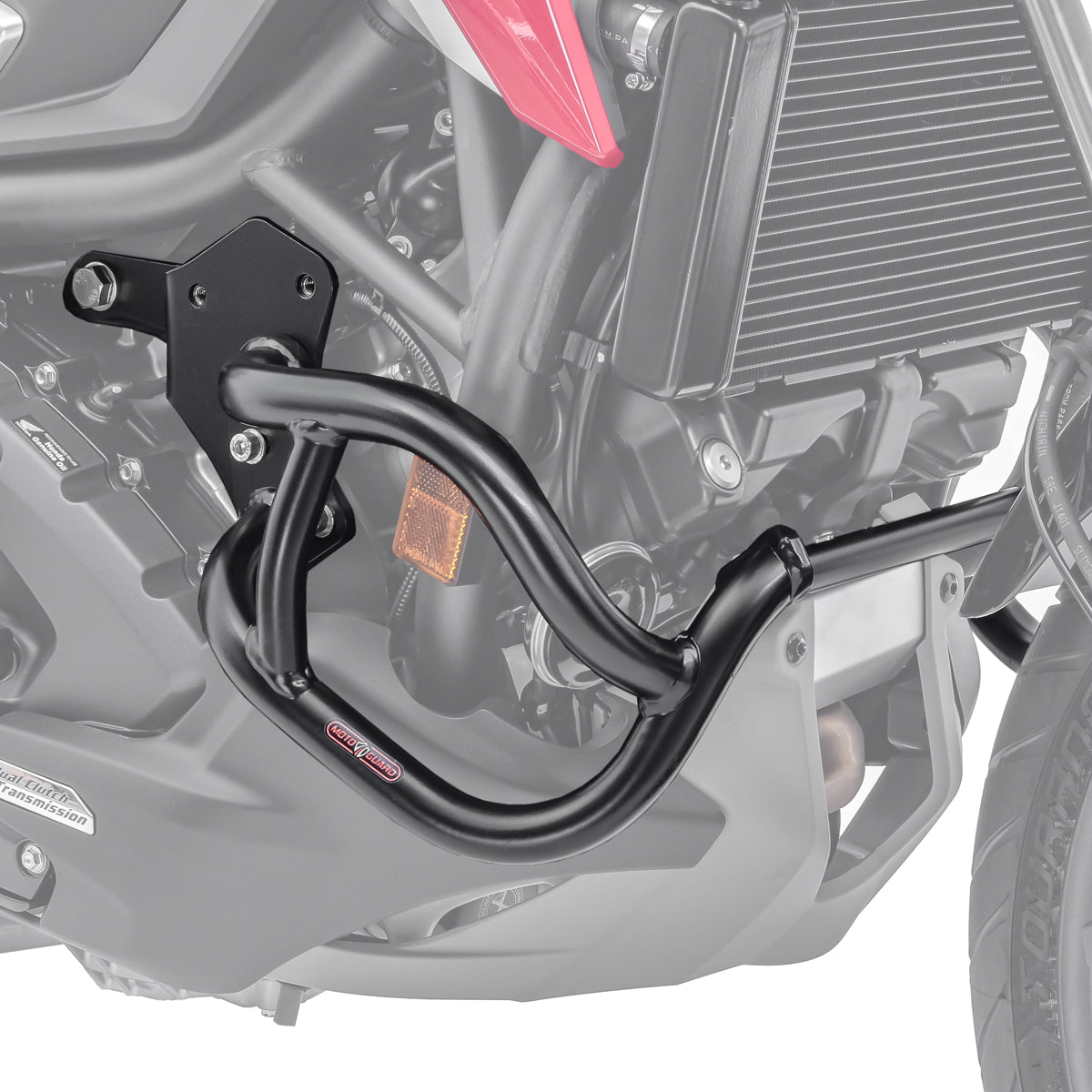 Crash bar pentru Honda NC 750 X 21-24, Partea de jos, Negru Protectie motor