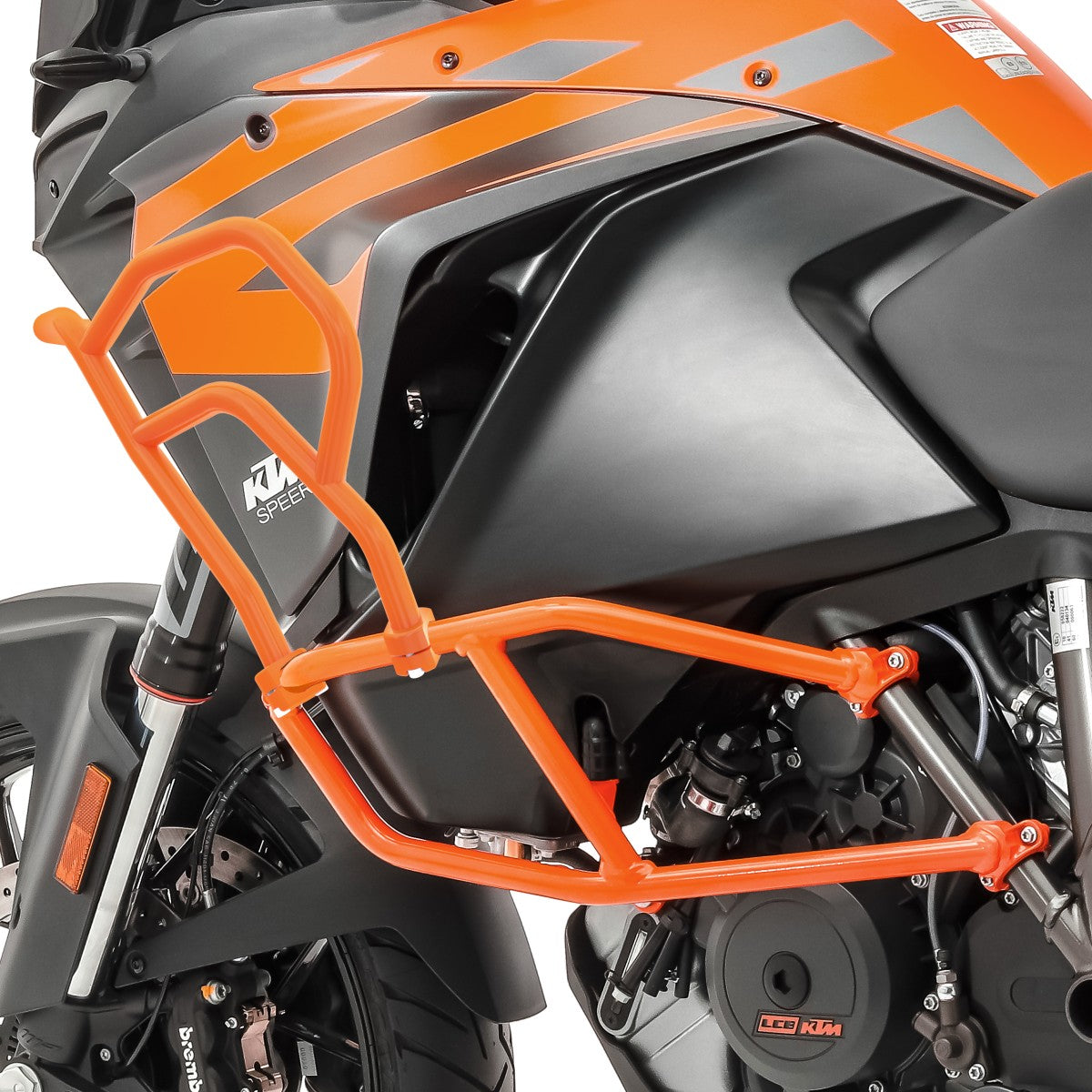Crash bar, model XL, pentru KTM 1050 Adventure 15-16, Partea superioara, Portocaliu Protectie motor