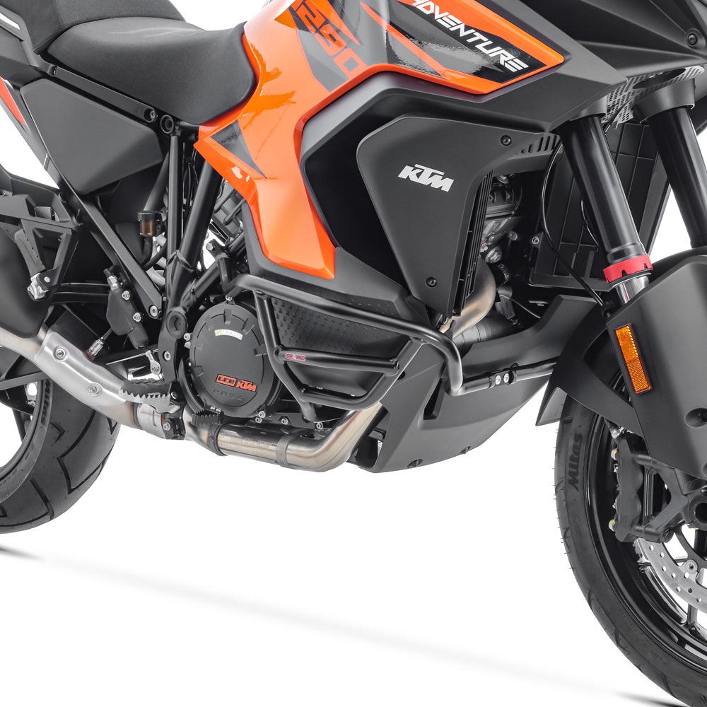 Crash bar pentru KTM 1290 Super Adventure R / S 21-24, Partea de jos, Negru Protectie motor