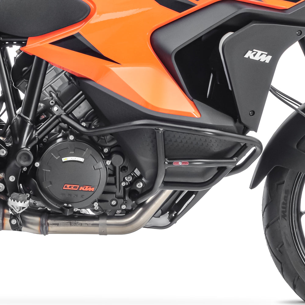 Crash bar pentru KTM 1290 Super Adventure R / S 21-24, Partea de jos, Negru Protectie motor