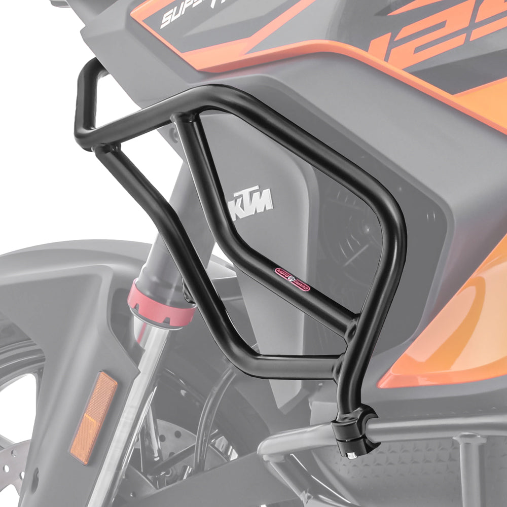 Crash bar pentru KTM 1290 Super Adventure R / S 21-24, Partea superioara, Negru Protectie motor