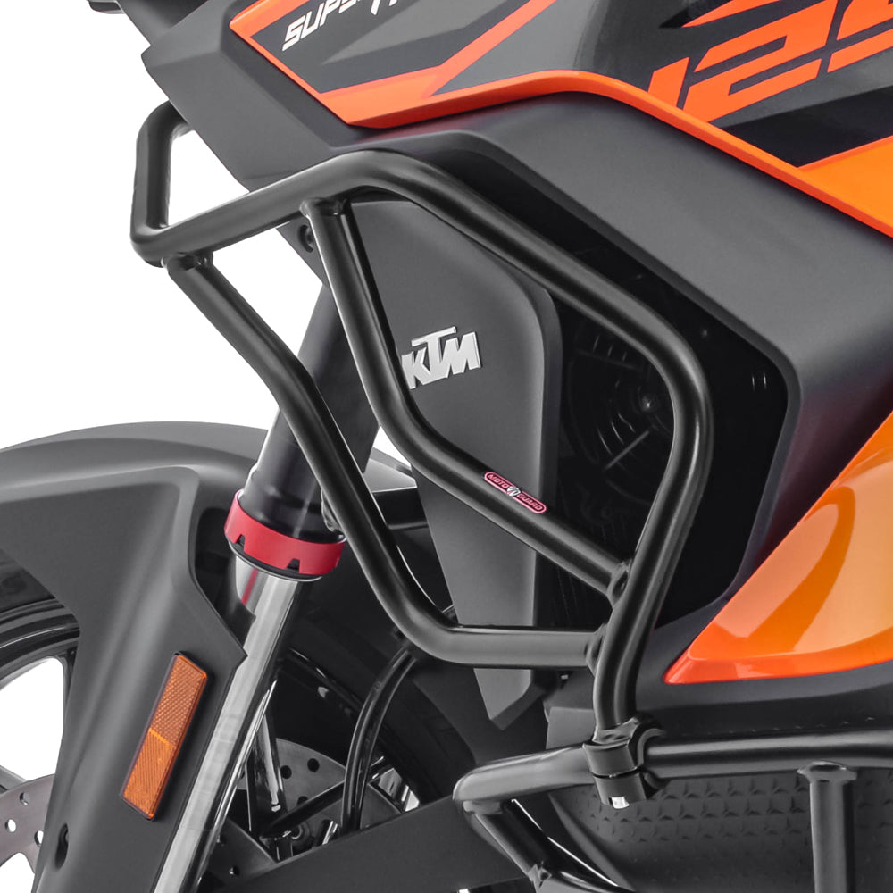 Crash bar pentru KTM 1290 Super Adventure R / S 21-24, Partea superioara, Negru Protectie motor