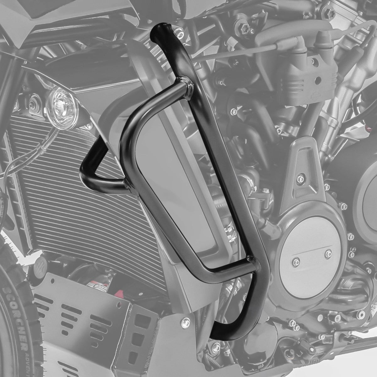 Crash bar pentru Harley Davidson Pan America 1250 21-23, Partea inferioara, Negru Protectie motor