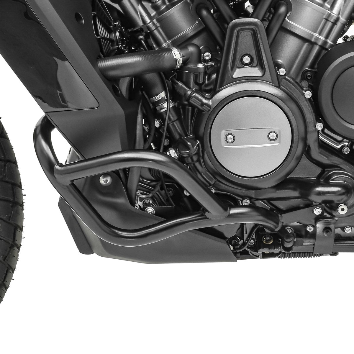 Crash bar pentru Harley Davidson Pan America 1250 / Special 21-24, Partea de jos, Negru Protectie motor