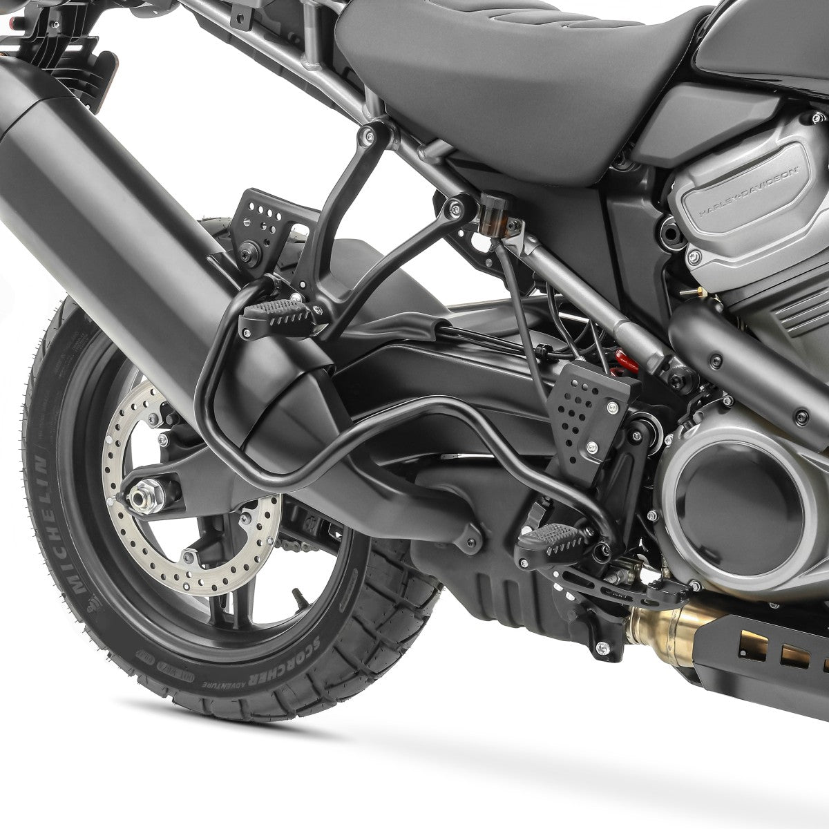 Crash bar pentru Harley Davidson  Pan America 1250 / Special 21-24, Partea de jos, Negru Protectie motor