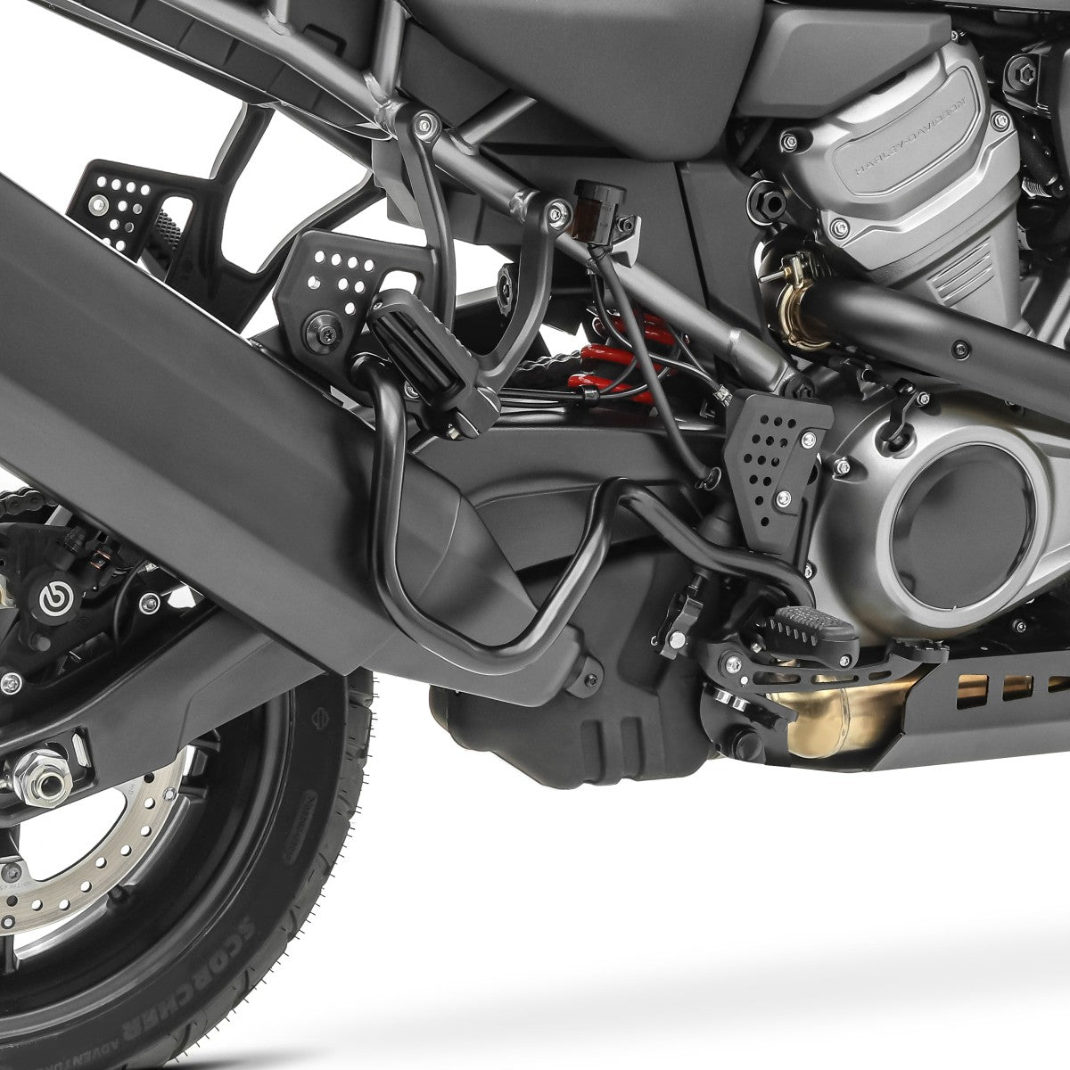 Crash bar pentru Harley Davidson  Pan America 1250 / Special 21-24, Partea de jos, Negru Protectie motor