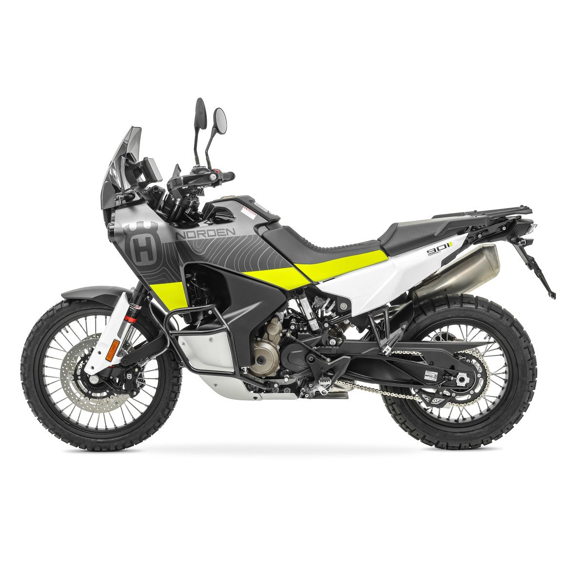 Crash bar pentru Husqvarna Norden 901 21-22, Partea de jos, Negru Protectie motor
