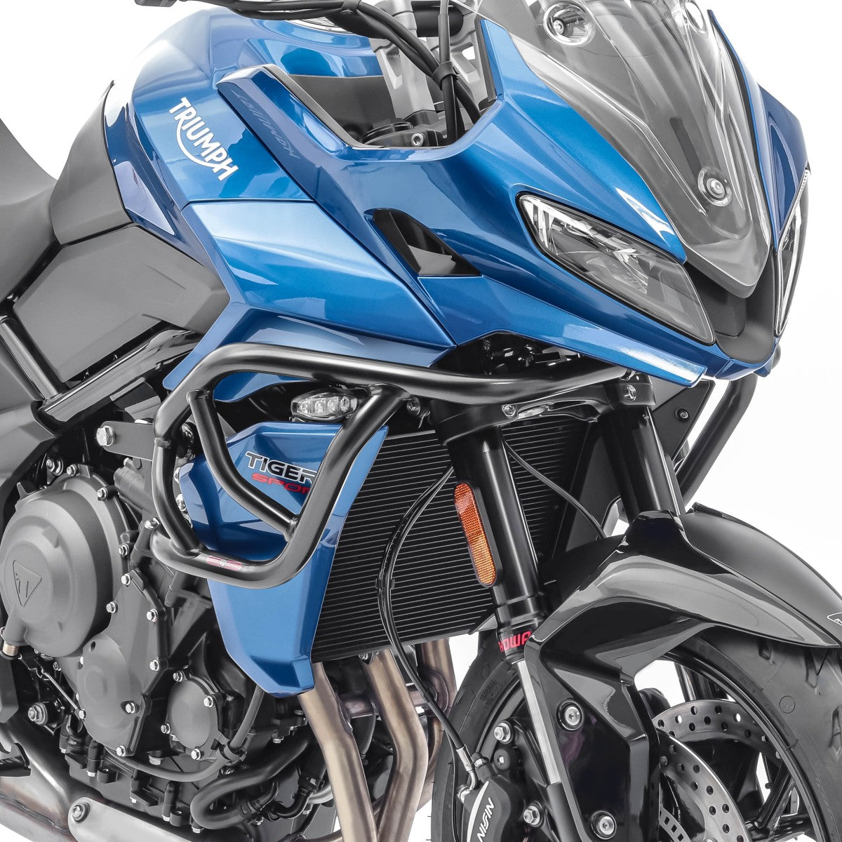 Crash bar pentru Triumph Tiger Sport 660 22-23, Partea superioara, Negru Protectie motor