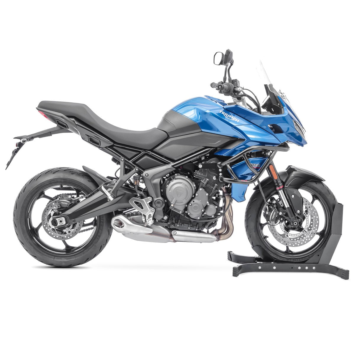 Crash bar pentru Triumph Tiger Sport 660 22-23, Partea superioara, Negru Protectie motor