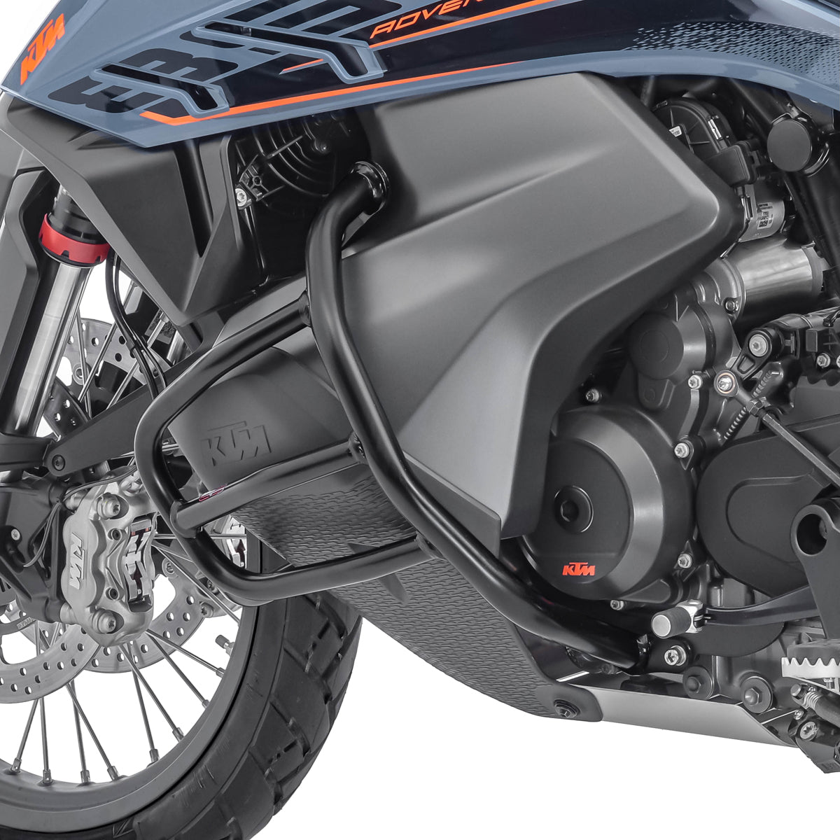 Crash bar pentru KTM 890 Adventure/ R 21-22, Partea inferioara, Negru Protectie motor