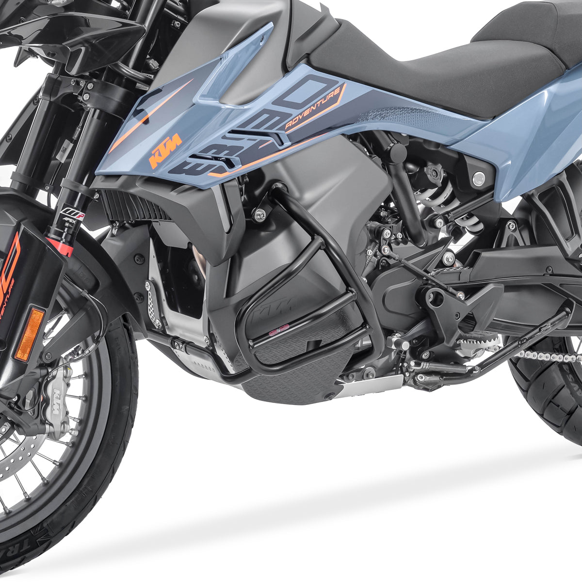 Crash bar pentru KTM 890 Adventure/ R 21-22, Partea inferioara, Negru Protectie motor