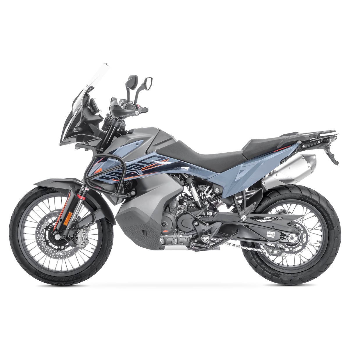 Crash bar pentru KTM 890 Adventure/ R 21-22, Partea superioara, Negru Protectie motor