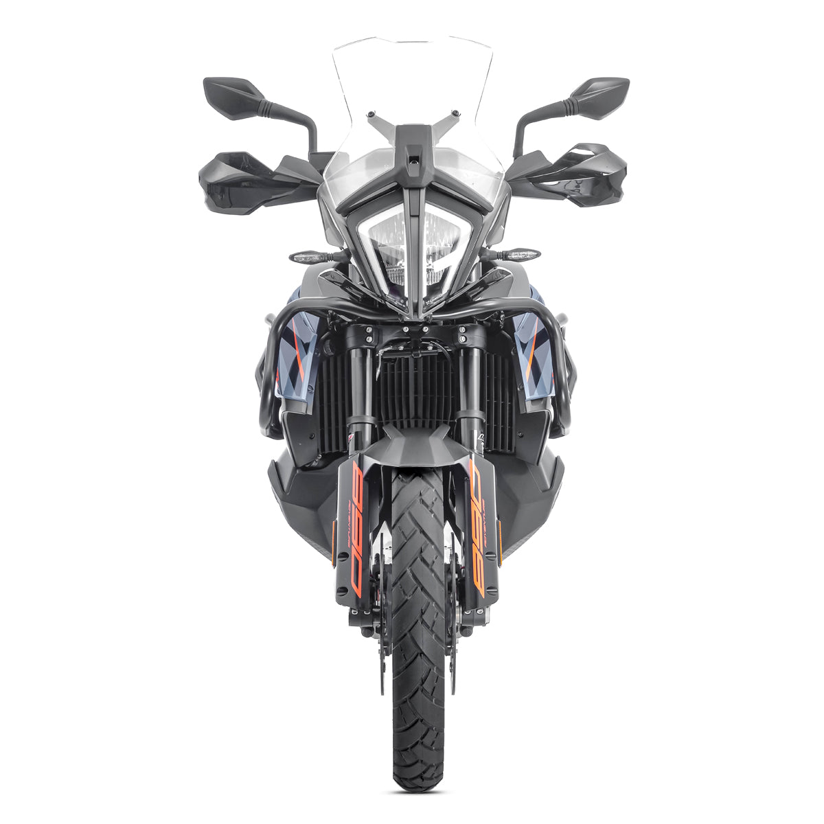 Crash bar pentru KTM 890 Adventure/ R 21-22, Partea superioara, Negru Protectie motor