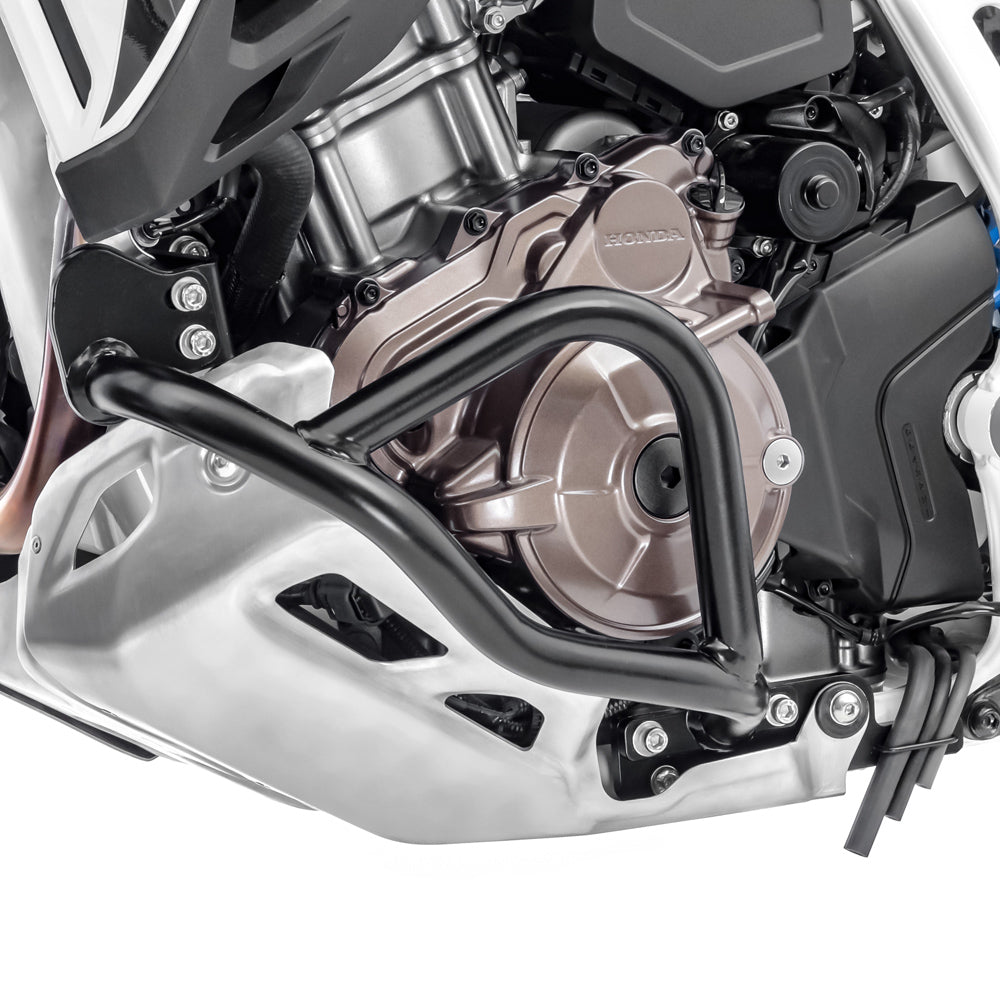 Crash bar pentru Honda Africa Twin Adventure Sports 1100 20-23, Partea de jos, Negru Protectie motor