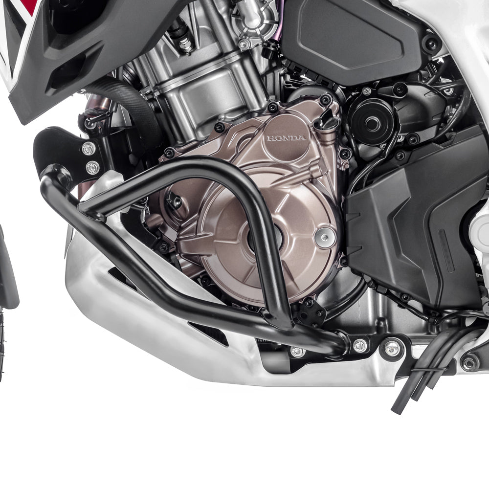 Crash bar pentru Honda Africa Twin Adventure Sports 1100 20-23, Partea de jos, Negru Protectie motor