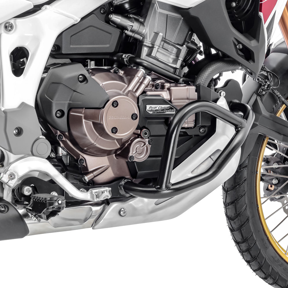 Crash bar pentru Honda Africa Twin Adventure Sports 1100 20-23, Partea de jos, Negru Protectie motor