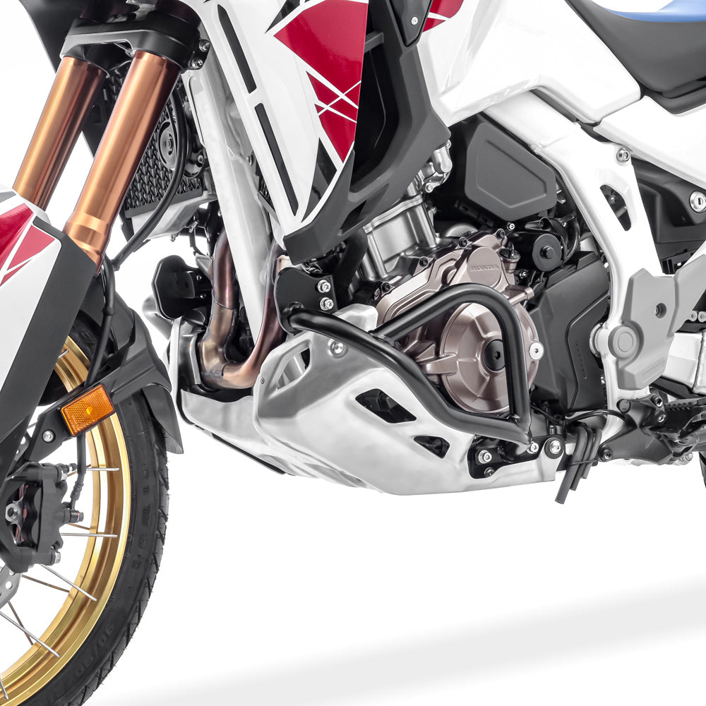 Crash bar pentru Honda Africa Twin Adventure Sports 1100 20-23, Partea de jos, Negru Protectie motor