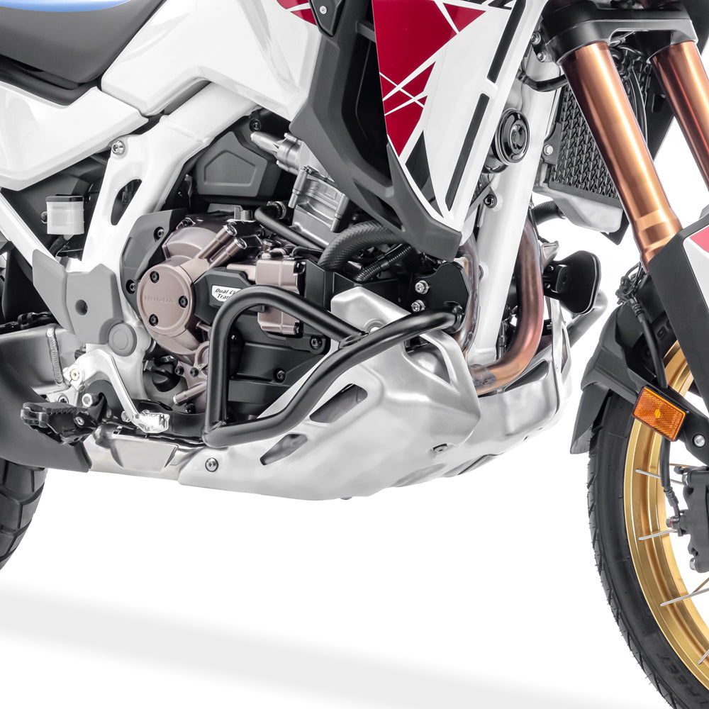 Crash bar pentru Honda Africa Twin Adventure Sports 1100 20-23, Partea de jos, Negru Protectie motor