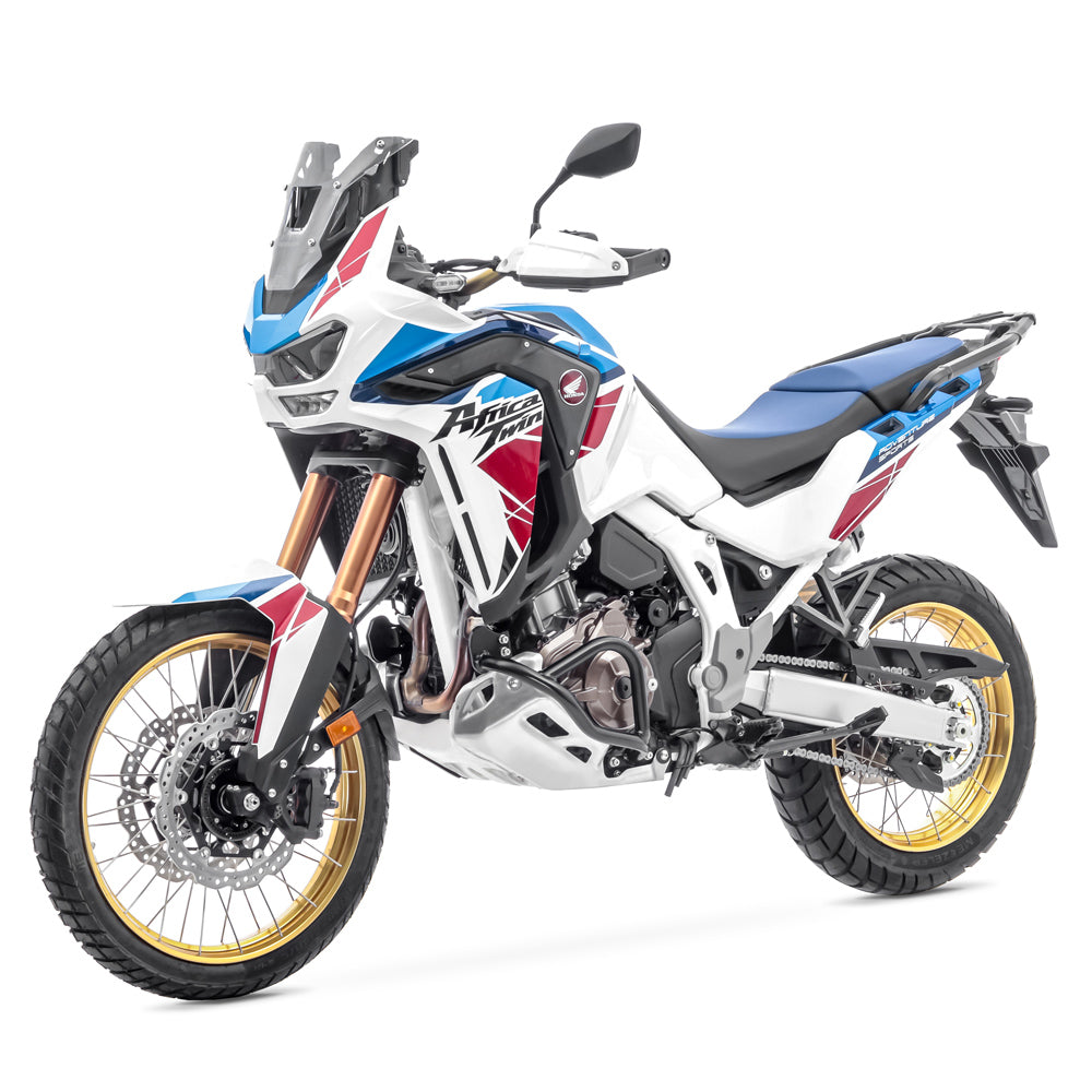 Crash bar pentru Honda Africa Twin Adventure Sports 1100 20-23, Partea de jos, Negru Protectie motor