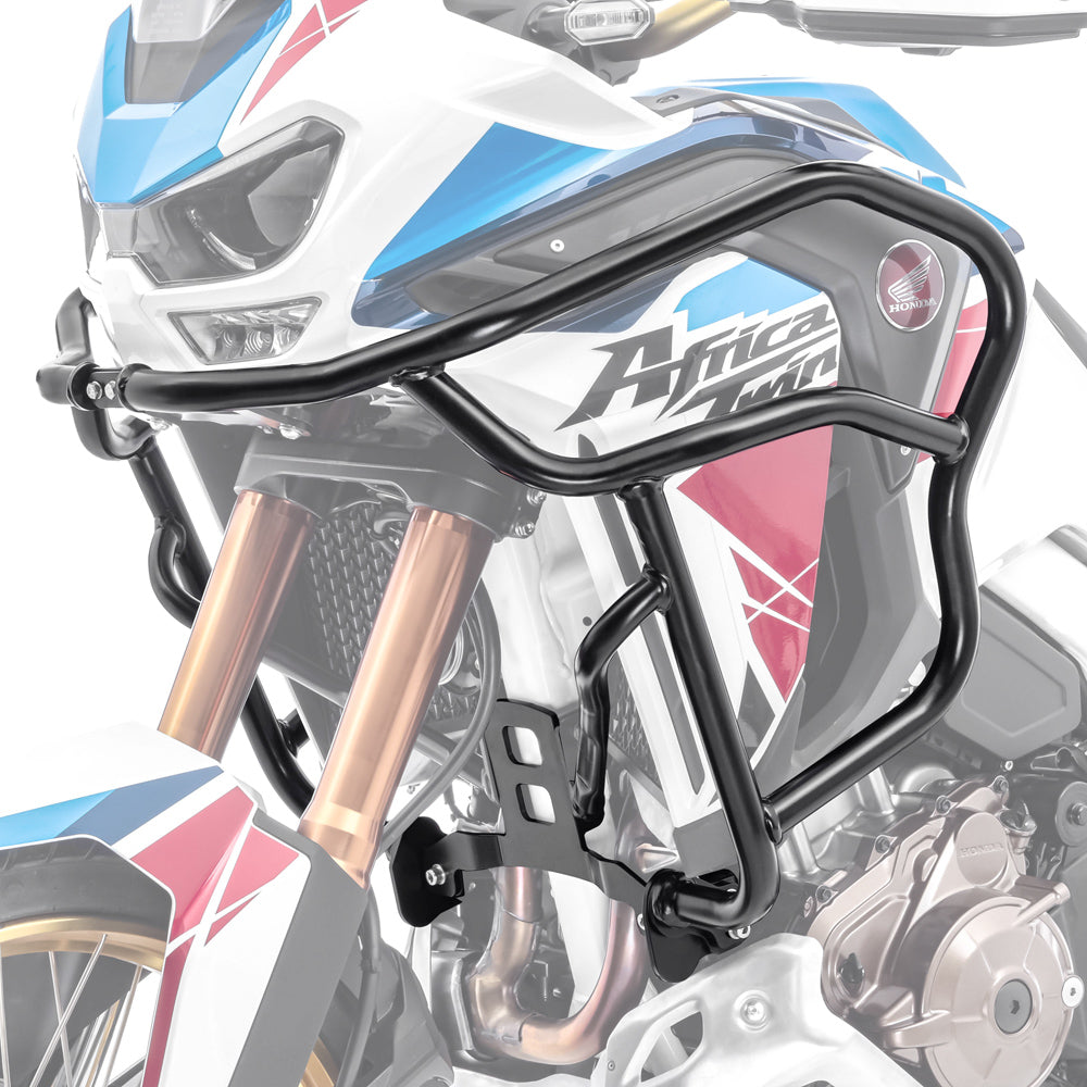 Crash bar pentru Honda Africa Twin Adventure Sports 1100 20-23, Partea de sus, Negru Protectie motor