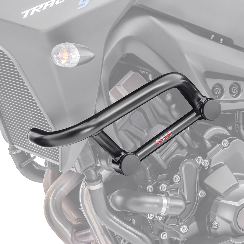 Crash bar pentru Yamaha MT-09 13-16 / Tracer 900 15-20, Partea de sus, Negru Protectie motor