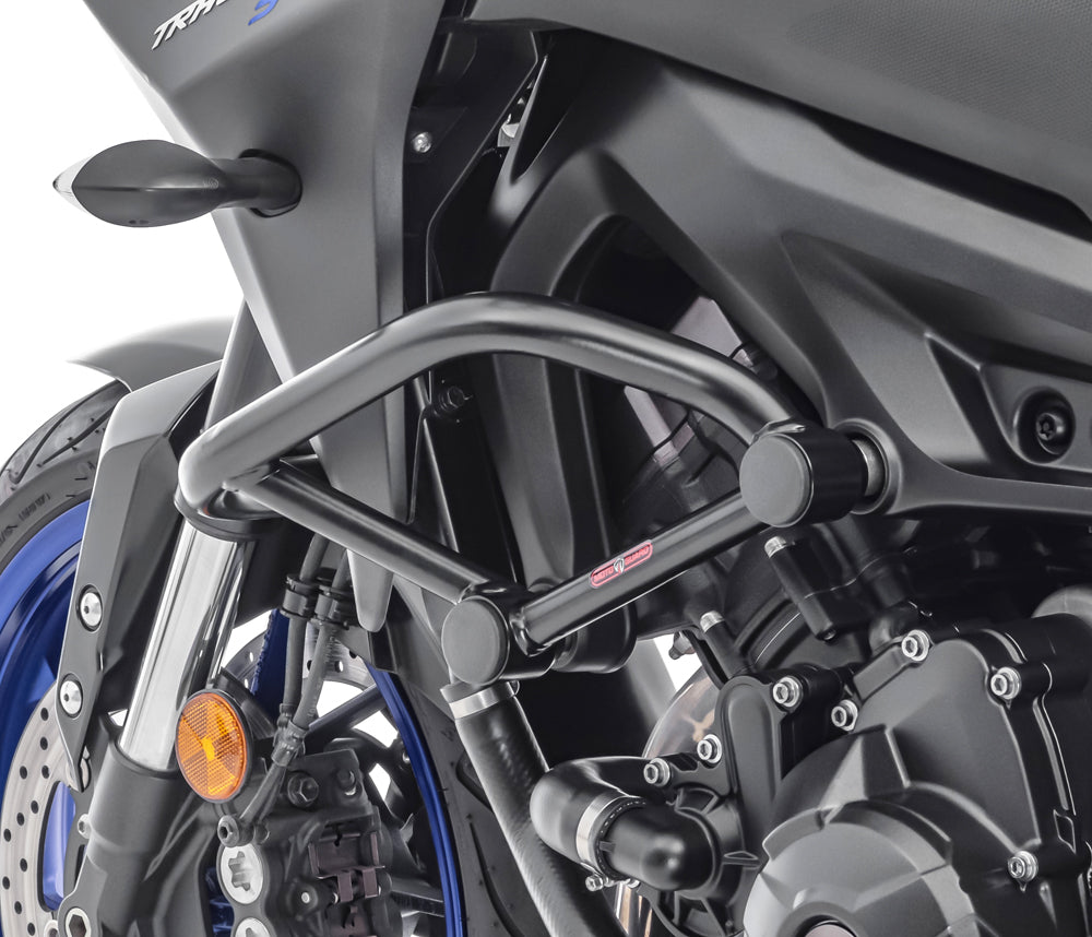 Crash bar pentru Yamaha MT-09 13-16 / Tracer 900 15-20, Partea de sus, Negru Protectie motor