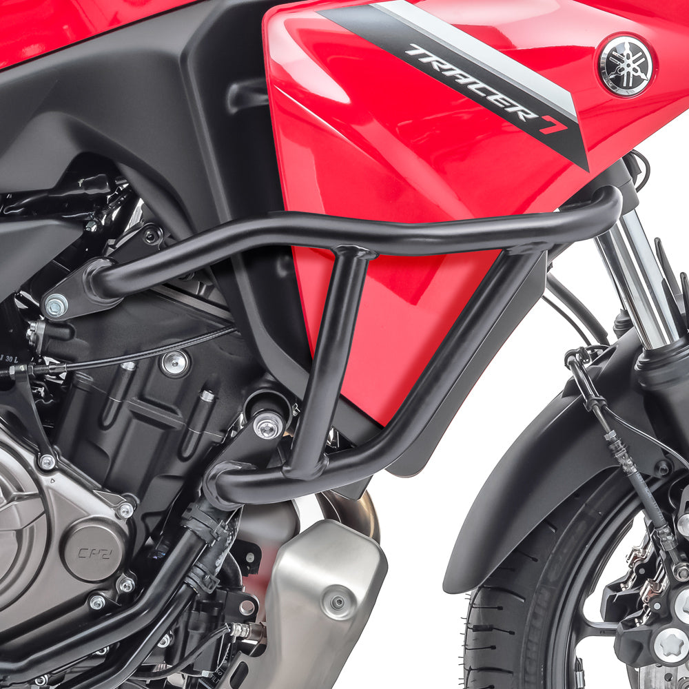 Crash bar pentru Yamaha Tracer 7 / GT 21-24  , Partea de sus, Negru Protectie motor