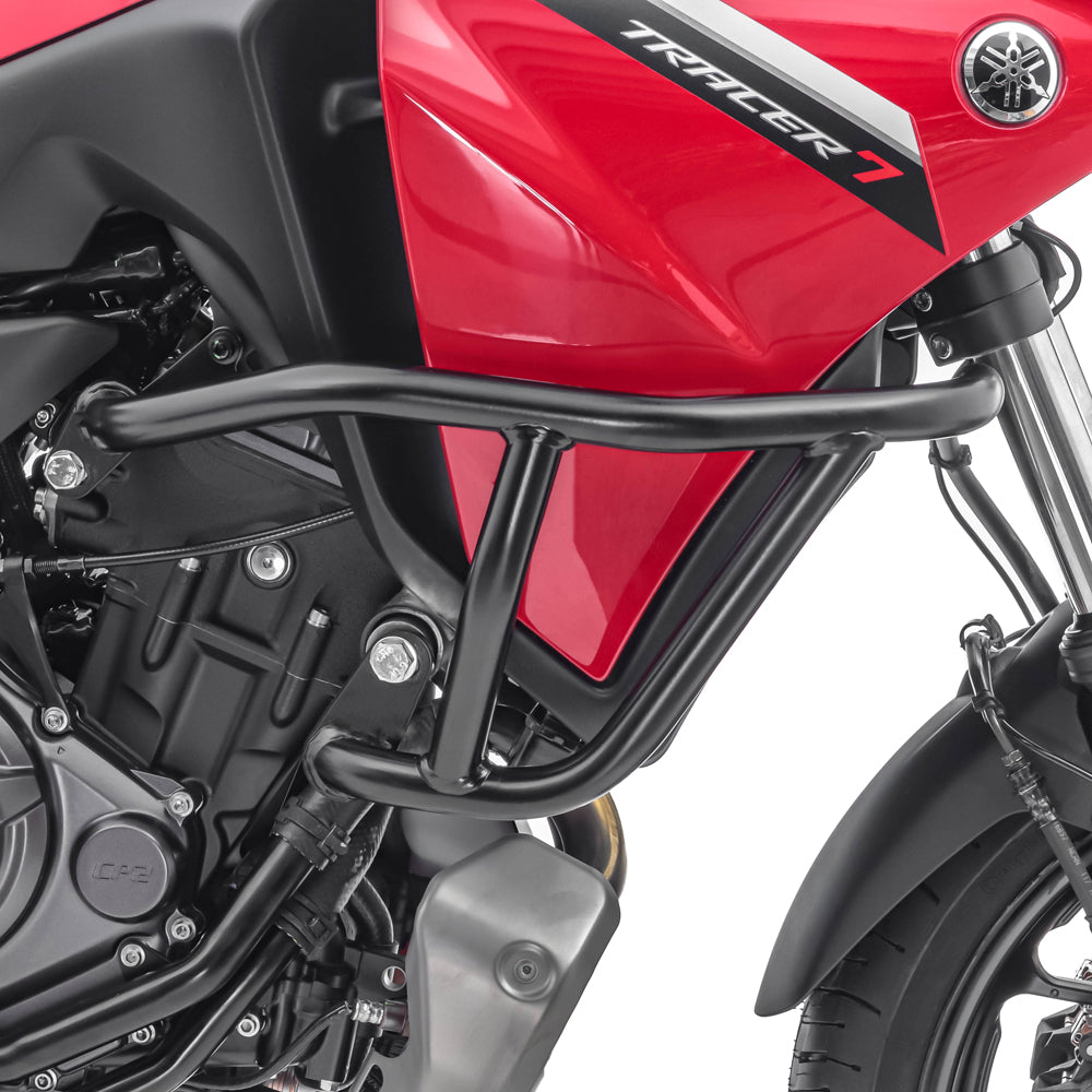 Crash bar pentru Yamaha Tracer 7 / GT 21-24  , Partea de sus, Negru Protectie motor