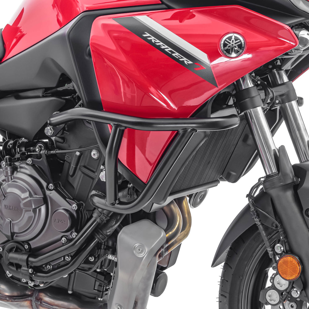 Crash bar pentru Yamaha Tracer 7 / GT 21-24  , Partea de sus, Negru Protectie motor