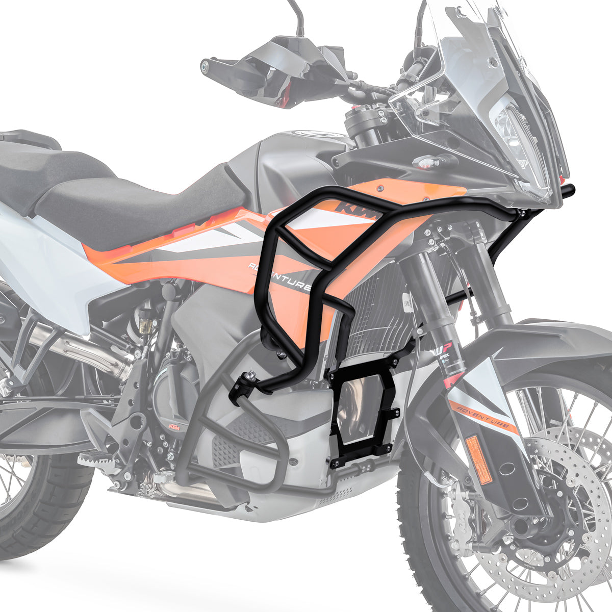 Crash bar pentru KTM 790 / 890 Adventure / R 23-24  Partea superioara, Negru Protectie motor