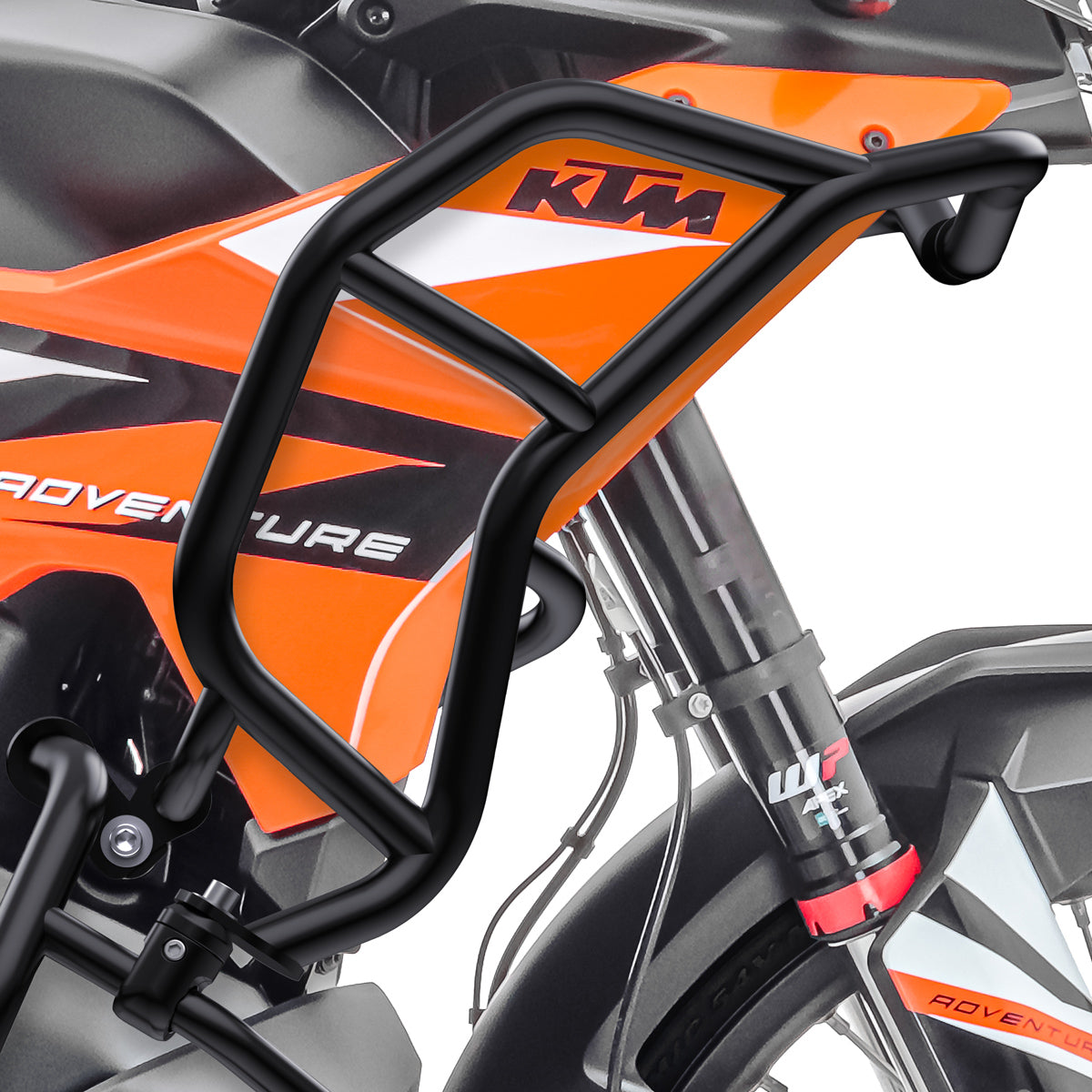 Crash bar pentru KTM 790 / 890 Adventure / R 23-24  Partea superioara, Negru Protectie motor