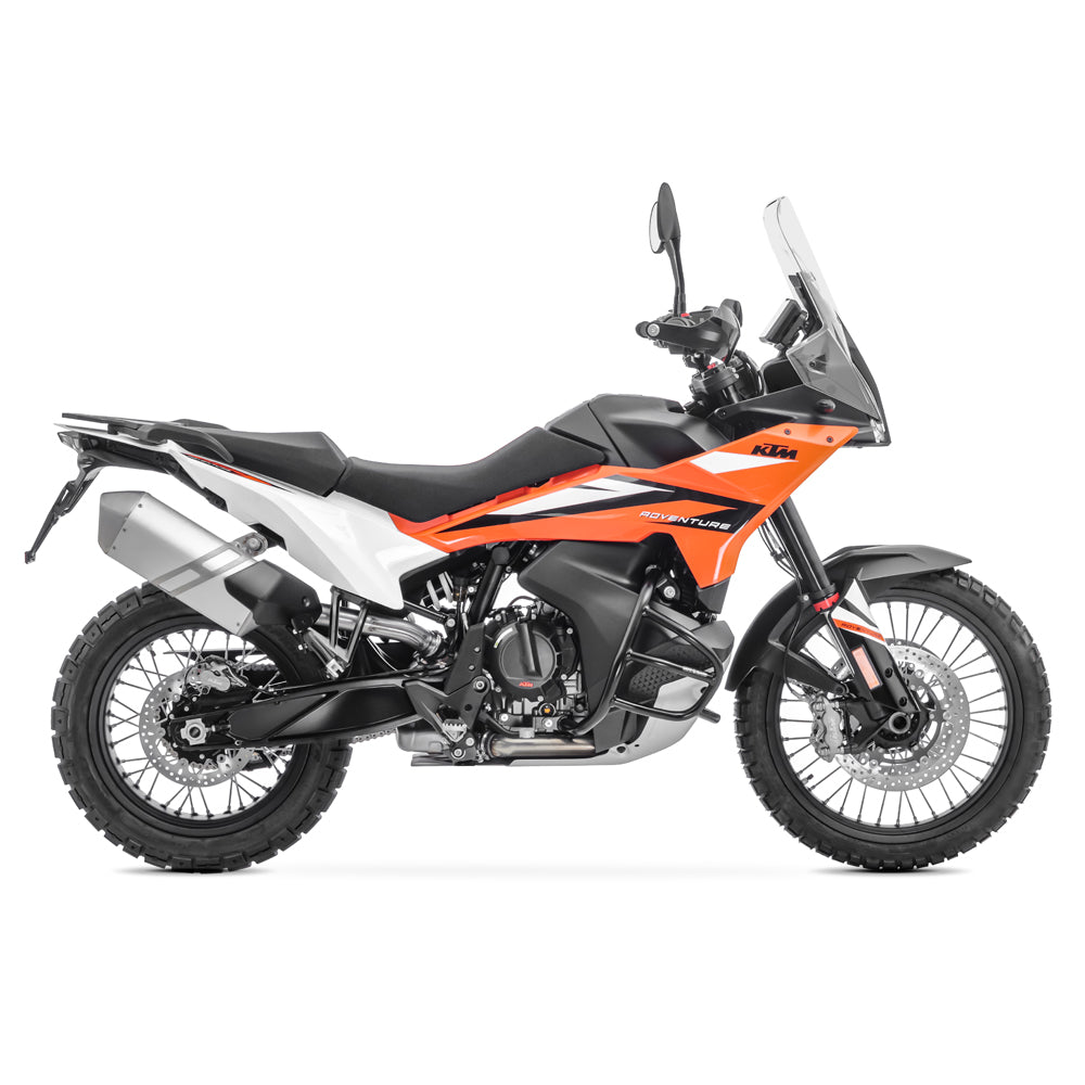 Crash bar pentru KTM 790 / 890 Adventure / R 23-24, Partea de jos, Negru Protectie motor