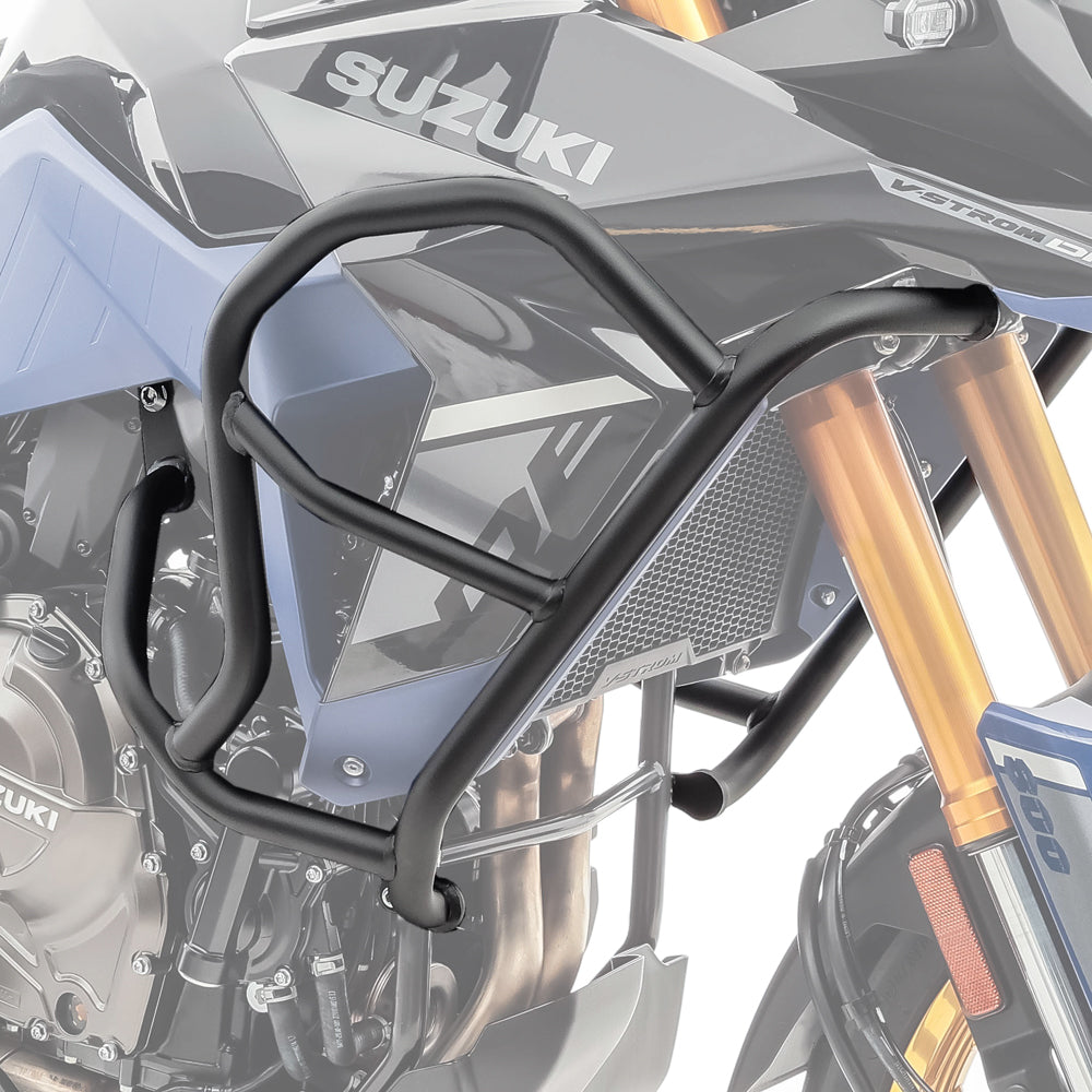 Crash bar pentru Suzuki V-Strom 800 DE 2023, Partea de sus, Negru Protectie motor