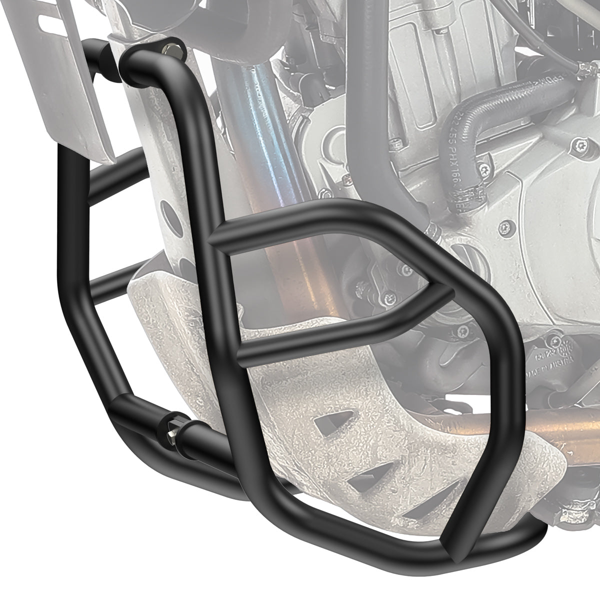 Crash bar pentru BMW F 650 GS 00-07, Partea de jos, Negru Protectie motor