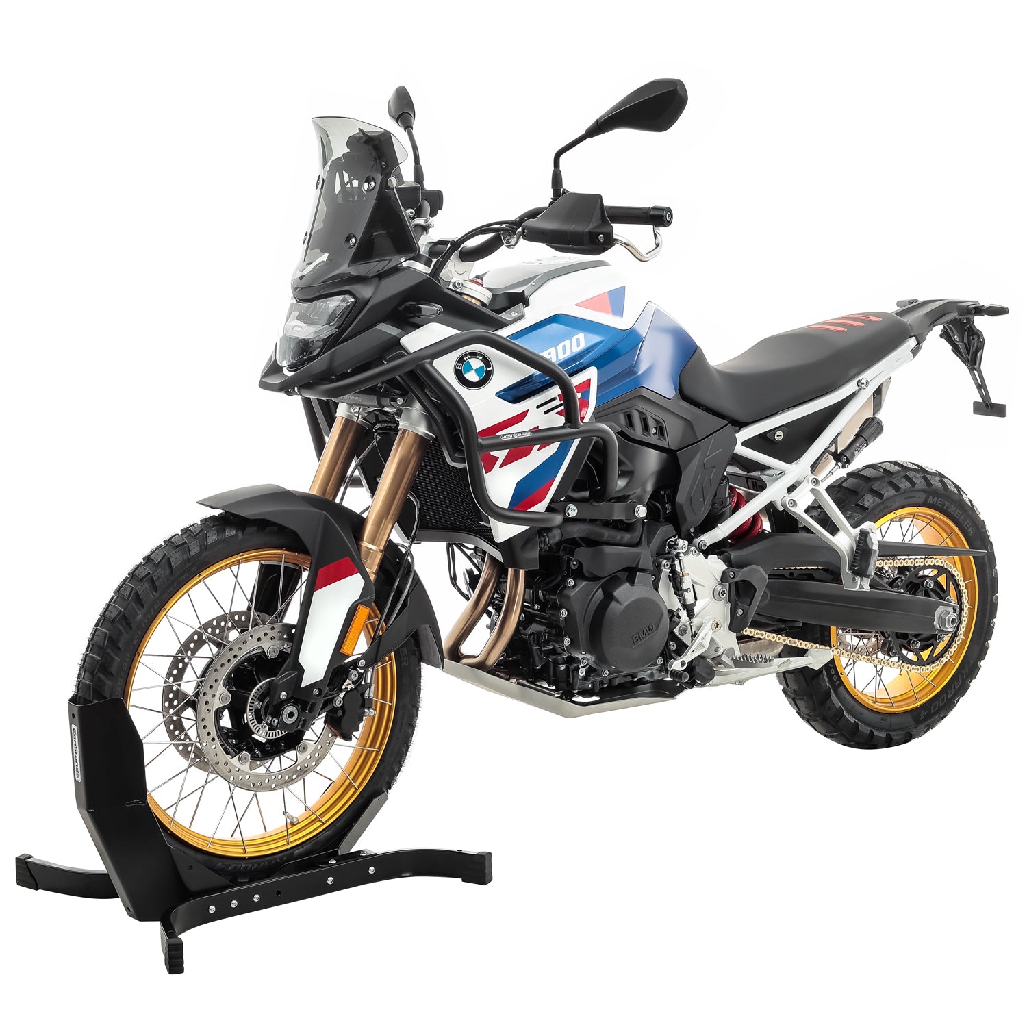 Crash bar, pentru BMW F 900 GS 2024, Partea superioara, Negru Protectie motor