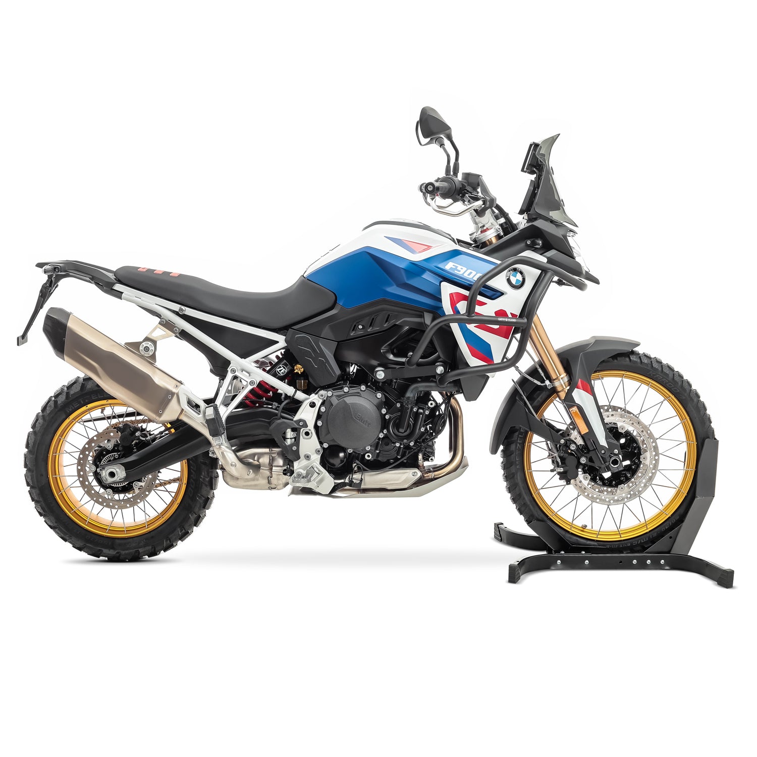 Crash bar, pentru BMW F 900 GS 2024, Partea superioara, Negru Protectie motor