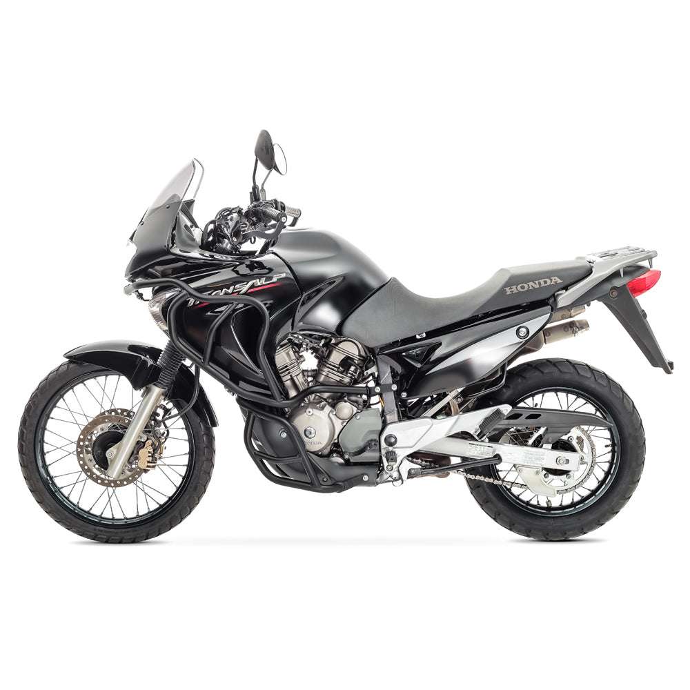 Crash bar pentru Honda Transalp XL 650 V 00-07, Full set, Negru Protectie motor