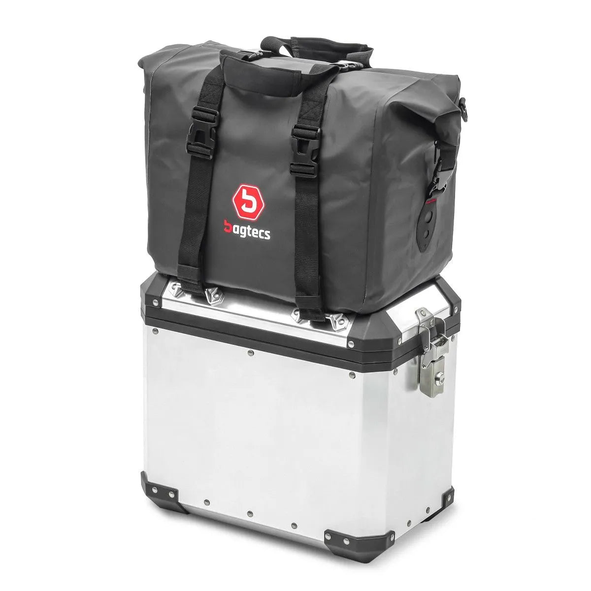 Set genti interioare pentru cutii laterale auminiu, 35-45L, Bagtecs BT5, Negru
