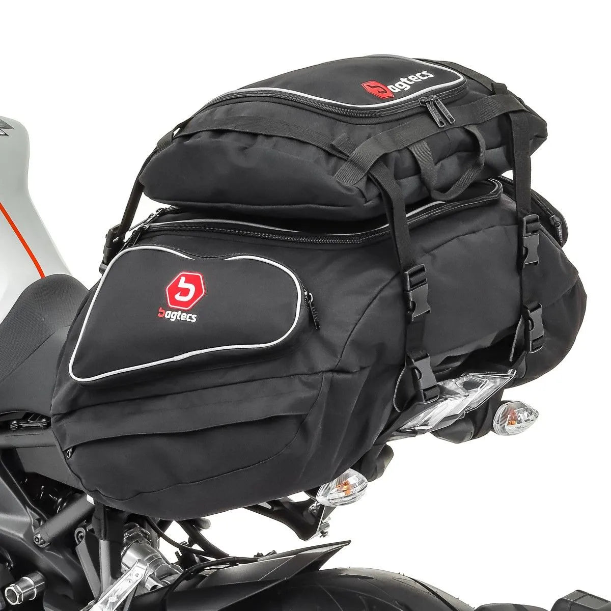 Set genti codita moto Bagtecs X50 si X52, Negru