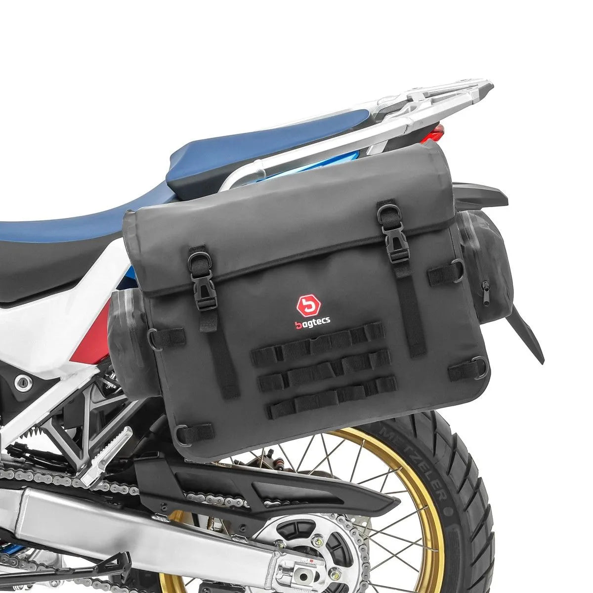 Geanta laterală pentru motocicletă, din PVC, Impermeabilă, Universală, Bagtecs BPW
