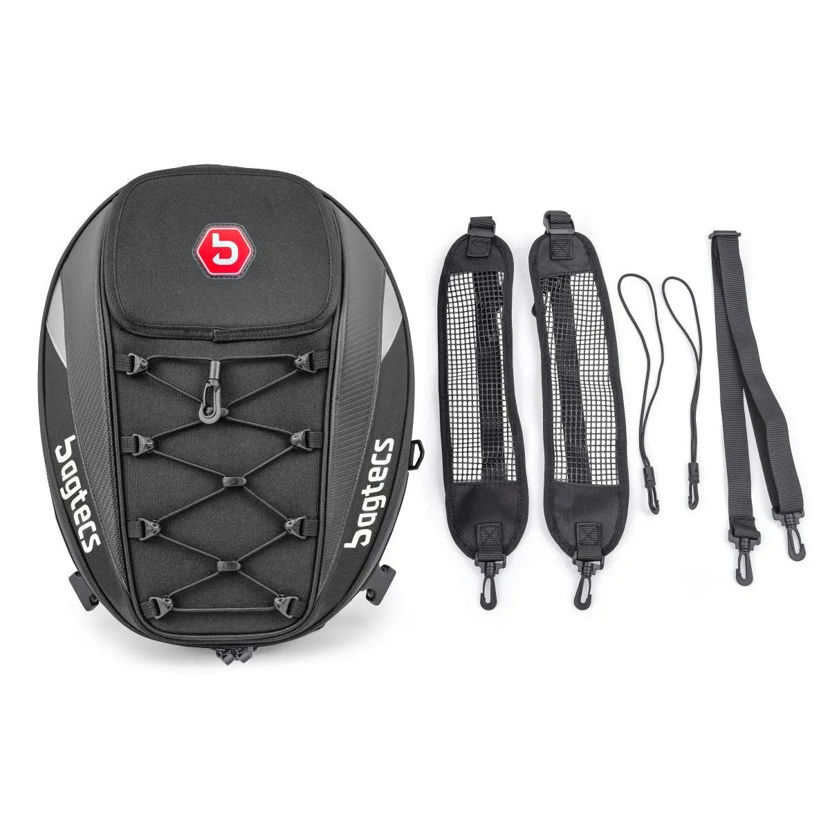 Geanta codita Bagtecs X30 extensibila 20-30 litri negru