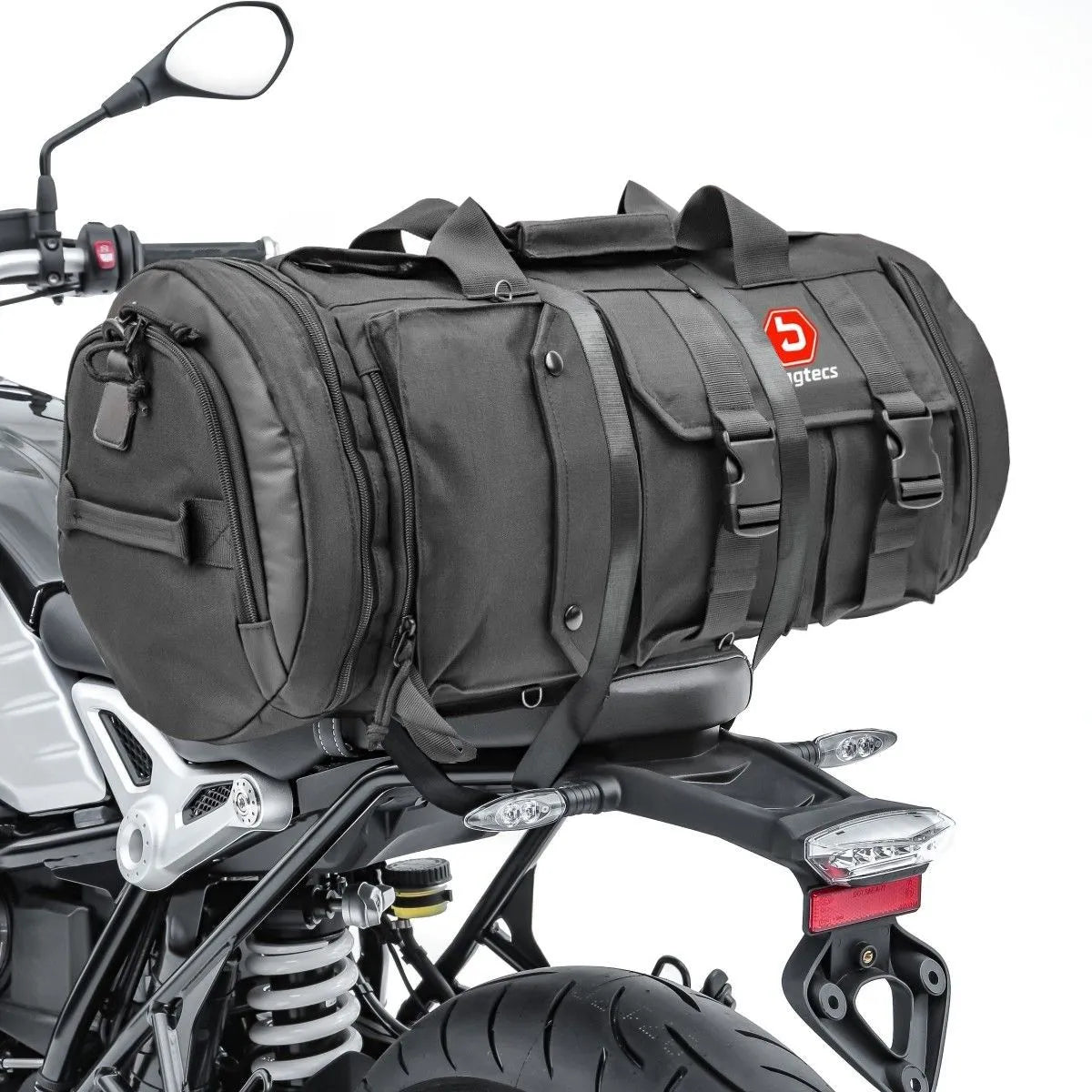 Geanta codita moto Bagtecs TB8 Roll bag, 35 litri, negru
