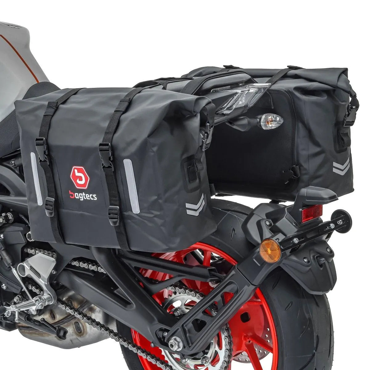 Set genti laterale moto, Bagtecs WP8, 2x30L, Impermeabile