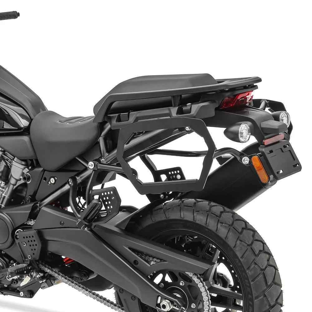 Set suport pentru genti laterale compatibil cu Harley Davidson Pan America 1250 21-24, Negru