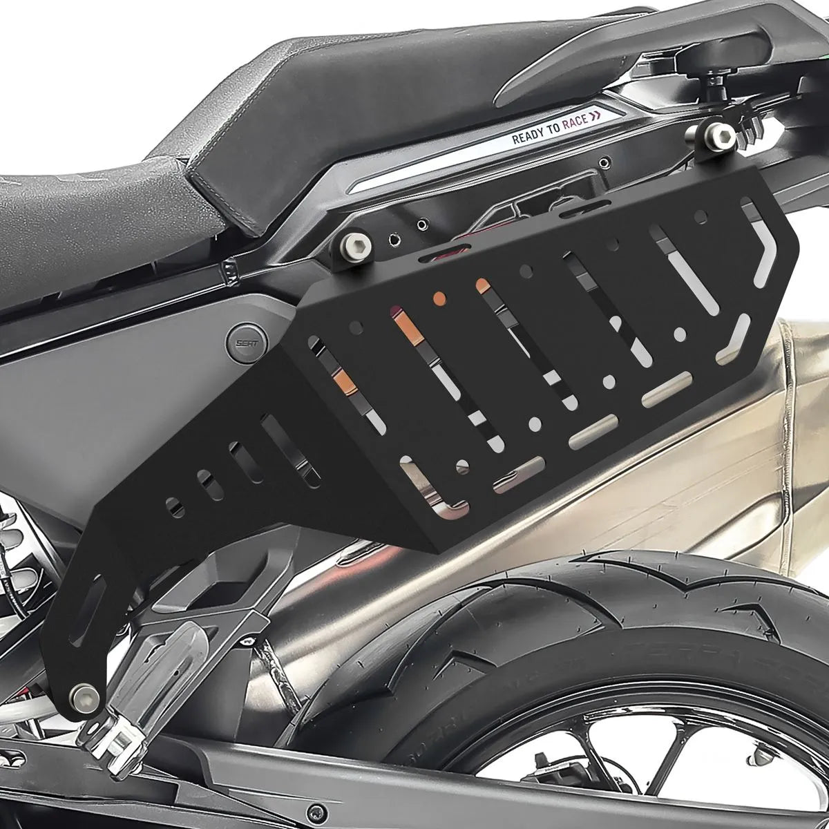 Set suport pentru genti laterale compatibil cu KTM 1290 Super Adventure R / S 21-24, suport sacoșe Bagtecs SC51, Negru