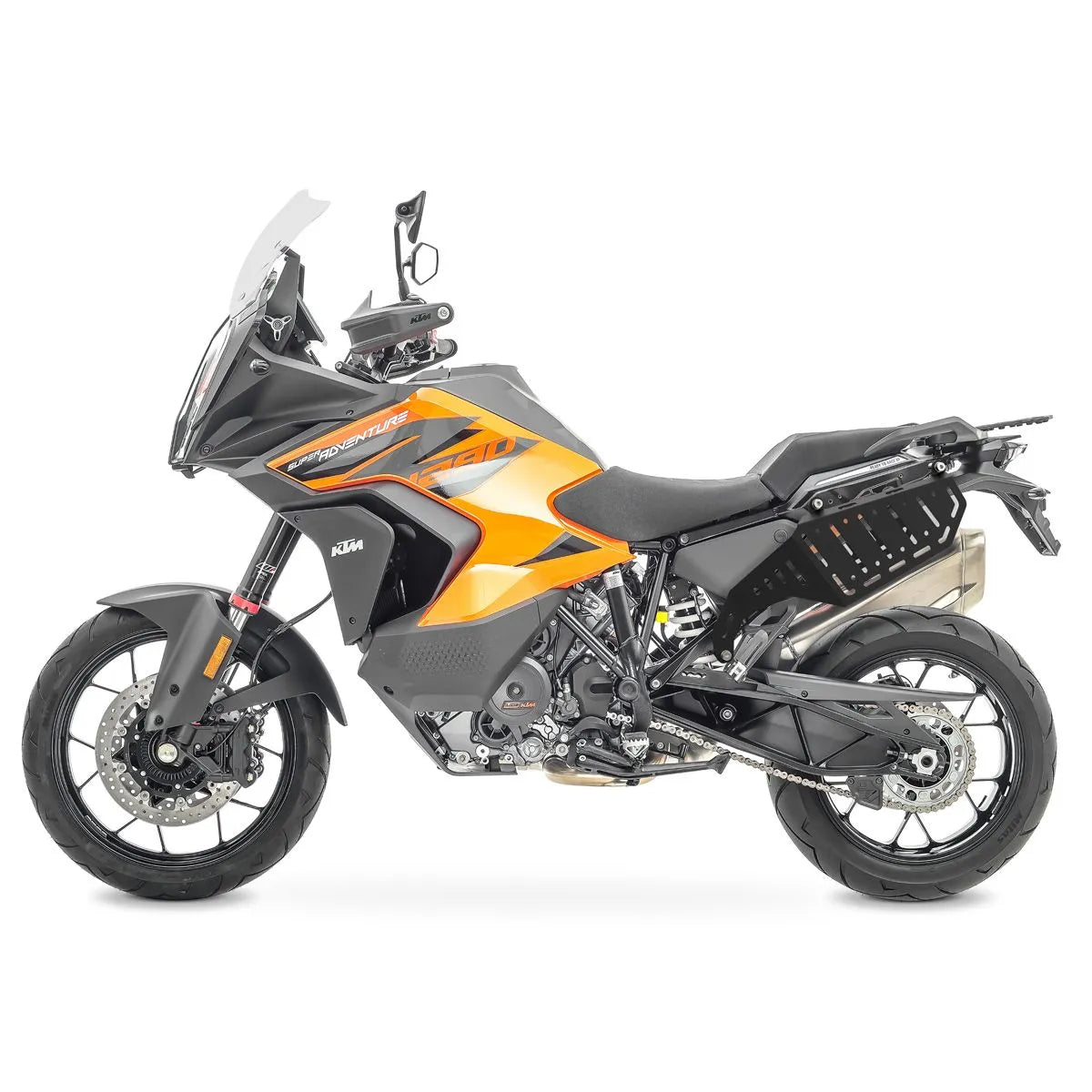 Set suport pentru genti laterale compatibil cu KTM 1290 Super Adventure R / S 21-24, suport sacoșe Bagtecs SC51, Negru