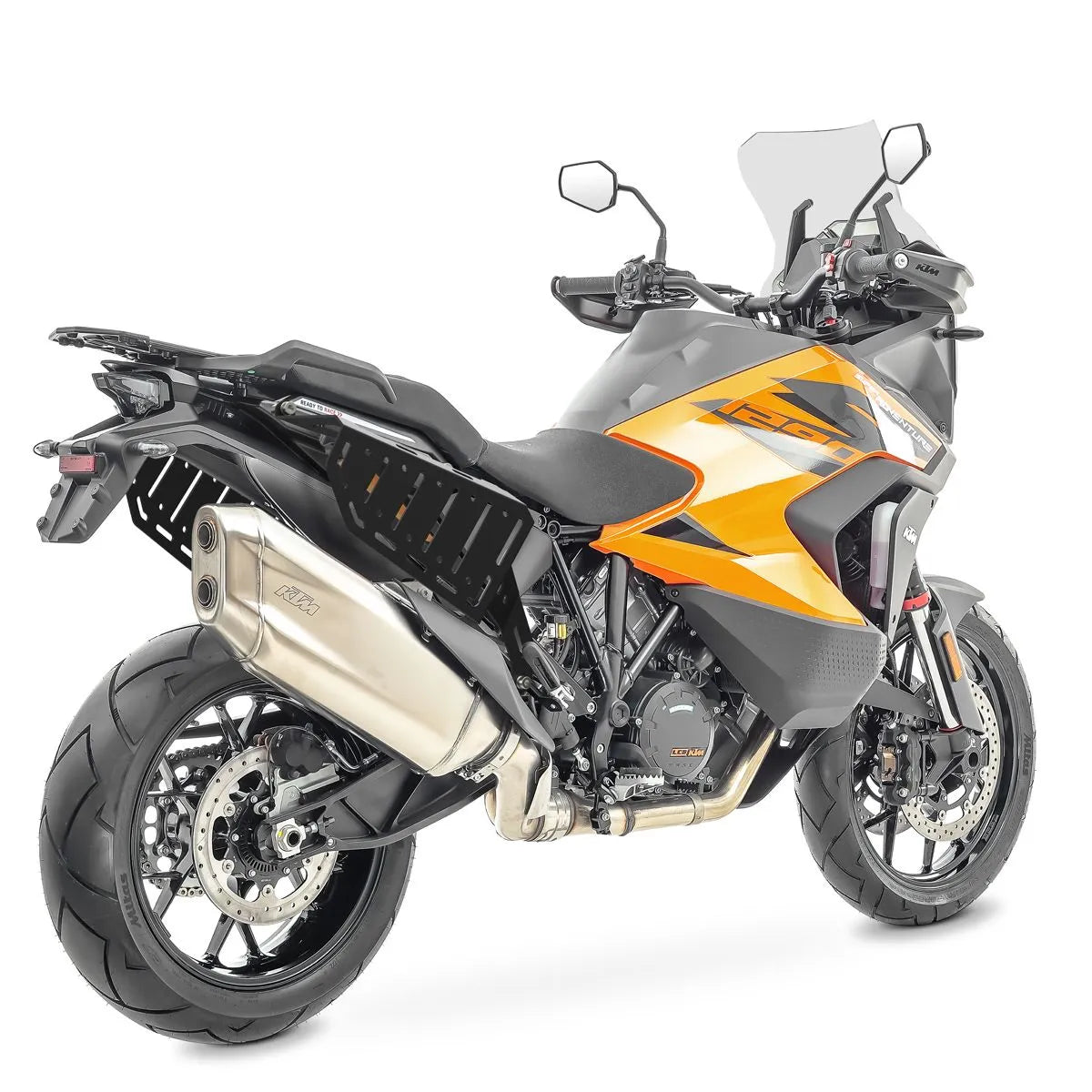 Set suport pentru genti laterale compatibil cu KTM 1290 Super Adventure R / S 21-24, suport sacoșe Bagtecs SC51, Negru