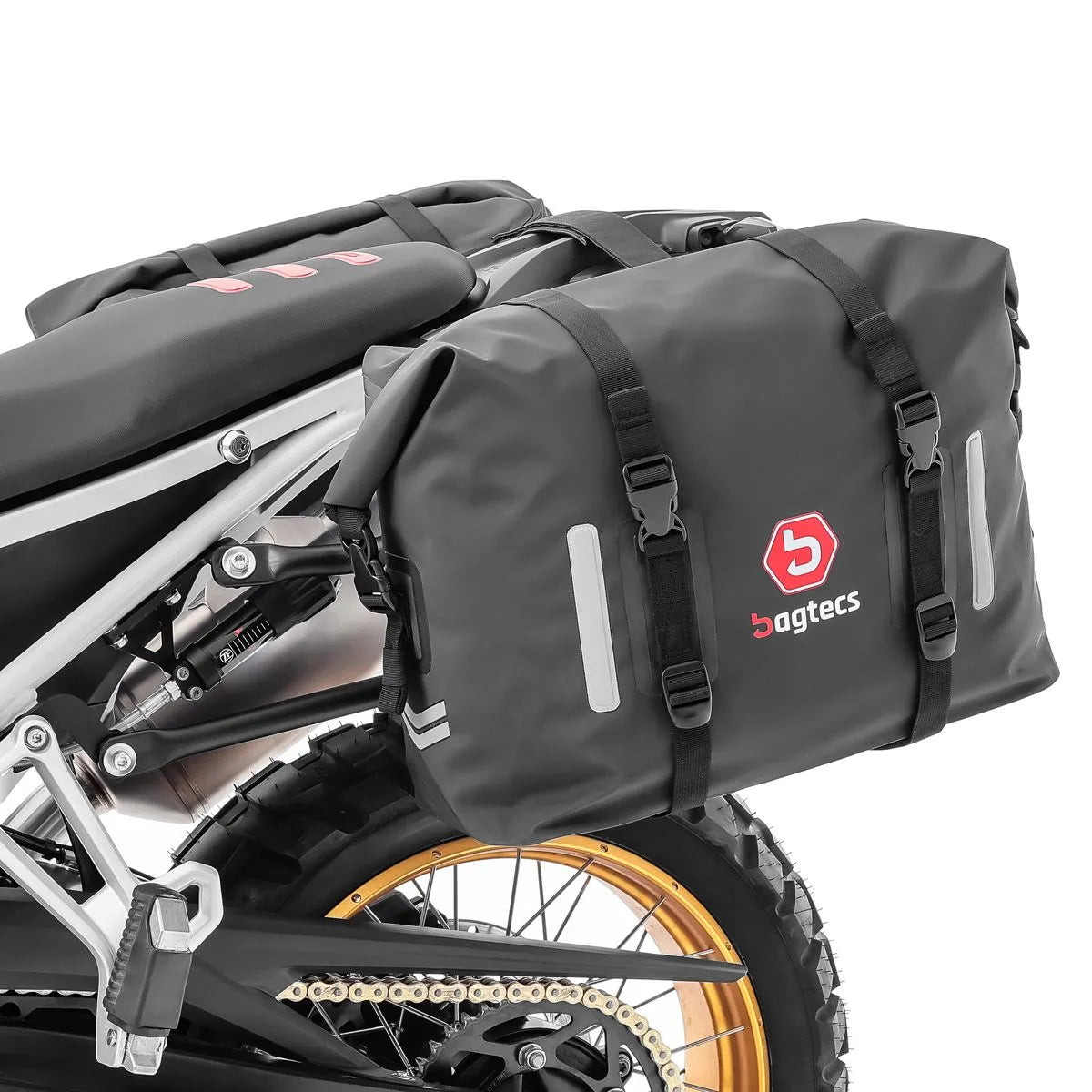 Set suport pentru genti laterale compatibil cu BMW F 900 GS 24-25 , suport sacoșe Bagtecs SLP, Negru